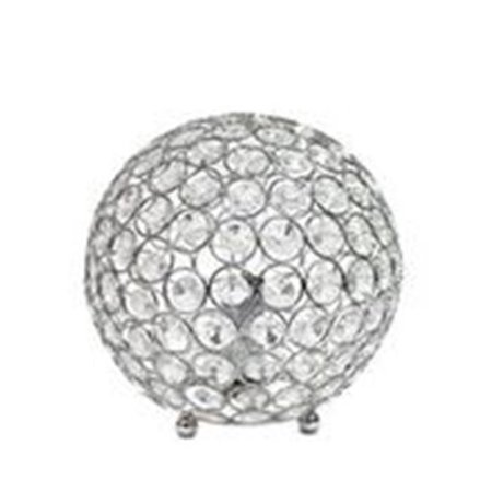 ALL THE RAGES All The RagesLT1026-CHR Crystal Ball Table Lamp LT1026-CHR